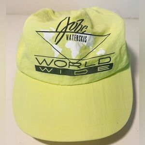 Jobe Waterskis Yellow Cap Vintage 80’s